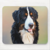 Bernese Gebirgshundeporträt Mousepad (Vorne)