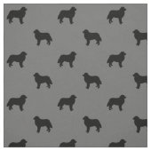 Bernese GebirgshundeSilhouette-Muster Stoff (Muster)