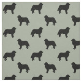 Bernese GebirgshundeSilhouette-Muster Stoff (Muster)