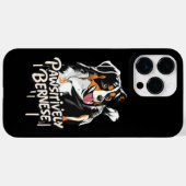 Bernese Graffiti - Bernese Dog Lovers Case-Mate iPhone Hülle (Rückseite (Horizontal))