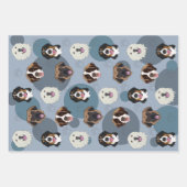 Bernese/Große Pyrenäen/Leonberger/St. Bernard Geschenkpapier Set (Vorderseite)