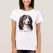 Bernese Hundシツ T-Shirt (Vorderseite)