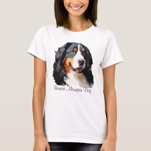 Bernese Hundシツ T-Shirt (Vorderseite)