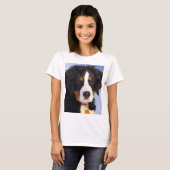 Bernese-Hund-Rust-Welpe T-Shirt (Vorne ganz)