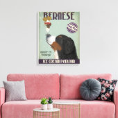 Bernese Ice Cream Leinwanddruck (Insitu (Wohnzimmer))