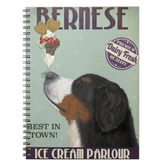 Bernese Ice Cream Notizblock (Vorderseite)