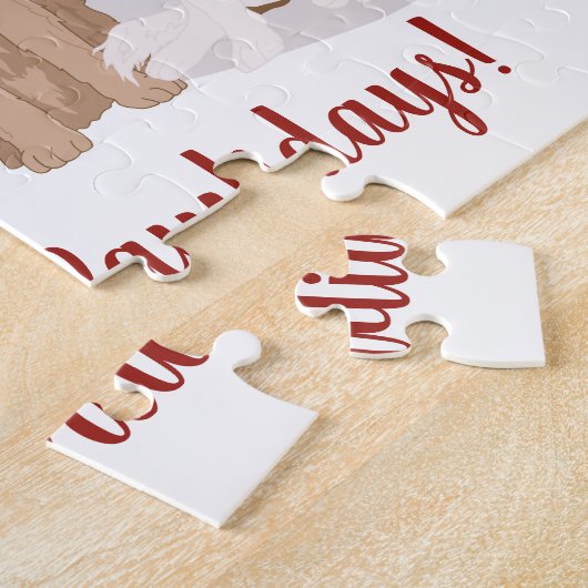 Bernese Leonberger Große Pyrenäen Puzzle (Seite)