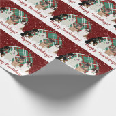 Bernese Leonberger Große Pyrenäen St Bernard Geschenkpapier (Ecke)