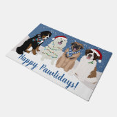 Bernese Leonberger Pyrenees St Bernard Fußmatte (Schrägansicht)