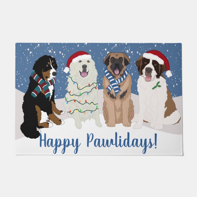 Bernese Leonberger Pyrenees St Bernard Fußmatte (Vorderseite)