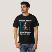 Bernese Lovers, Bernese Mountain Dog T-Shirt (Vorne ganz)