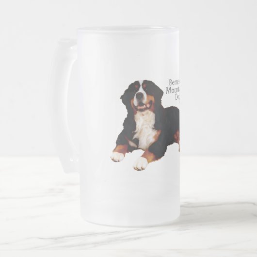 BERNESE MATTGLAS BIERGLAS (Vorderseite Links)