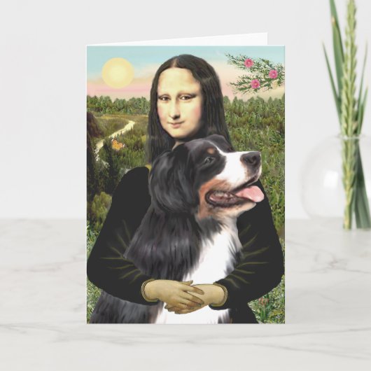 Bernese - Mona Lisa - Maßgeschneidert Karte (Vorderseite)