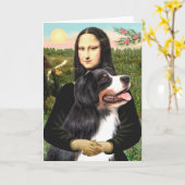 Bernese - Mona Lisa - Maßgeschneidert Karte (Gelbe Blume)