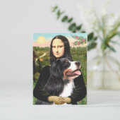 Bernese - Mona Lisa - Maßgeschneidert Postkarte (Stehend Vorderseite)