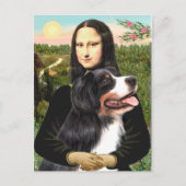 Bernese - Mona Lisa - Maßgeschneidert Postkarte (Vorderseite)