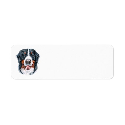 Bernese Mountain Address Labels (Vorne)