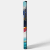 Bernese Mountain Beach Surf Malerei Case-Mate iPhone Hülle (Rückseite / Links)