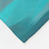 Bernese Mountain Beach Surf Malerei Fleecedecke (Ecke)