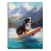 Bernese Mountain Beach Surf Malerei Notizblock (Vorderseite)