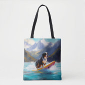 Bernese Mountain Beach Surf Malerei Tasche (Vorderseite)