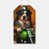 Bernese Mountain Bike St. Patrick's Day Geschenkanhänger (Vorderseite)