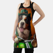 Bernese Mountain Bike St. Patrick's Day Schürze (InSitu)