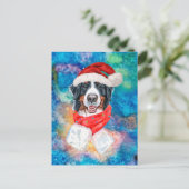 Bernese Mountain Breed Dog Weihnachten (Stehend Vorderseite)