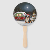 Bernese Mountain Caravan Weihnachtsabenteuer Fächer (Rückseite)
