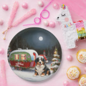 Bernese Mountain Caravan Weihnachtsabenteuer Pappteller (Party)