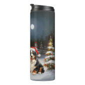 Bernese Mountain Caravan Weihnachtsabenteuer Thermosbecher (Nach rechts gedreht)