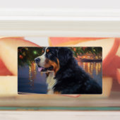 Bernese Mountain Christmas Cruise: Pawsome Holiday Etiketten (Befestigt)