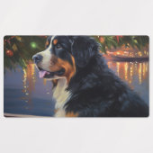 Bernese Mountain Christmas Cruise: Pawsome Holiday Etiketten (Design 2)