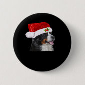 Bernese Mountain Christmas Shirt Dog Christmas Cos Button (Vorderseite)