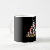 Bernese Mountain Christmas Tree Dog Santa Xmas Spa Kaffeetasse (Vorderseite Links)