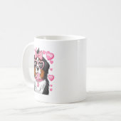 Bernese Mountain Coquette Dog Pet Lover Owner  Kaffeetasse (Vorderseite Links)