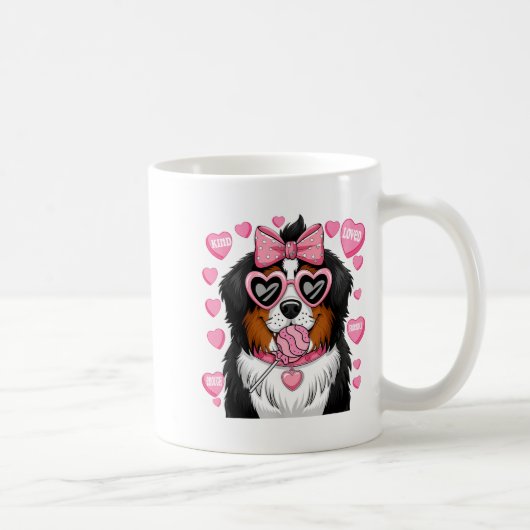 Bernese Mountain Coquette Dog Pet Lover Owner Kaffeetasse (Rechts)