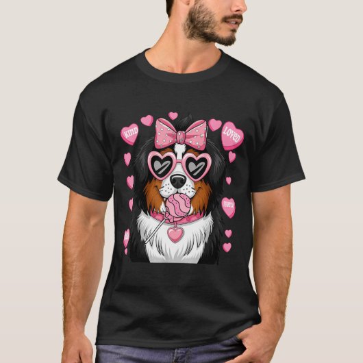 Bernese Mountain Coquette Dog Pet Lover Owner  T-Shirt (Vorderseite)