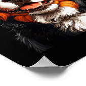 Bernese Mountain Cute Berner Dog Lover Valentines  Poster (Ecke)