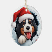 Bernese Mountain Dog 3D Breakthrough Ornament (Rechts)