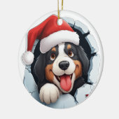 Bernese Mountain Dog 3D Breakthrough Ornament (Links)