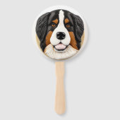 Bernese Mountain Dog 3D Inspiriert Fächer (Rückseite)