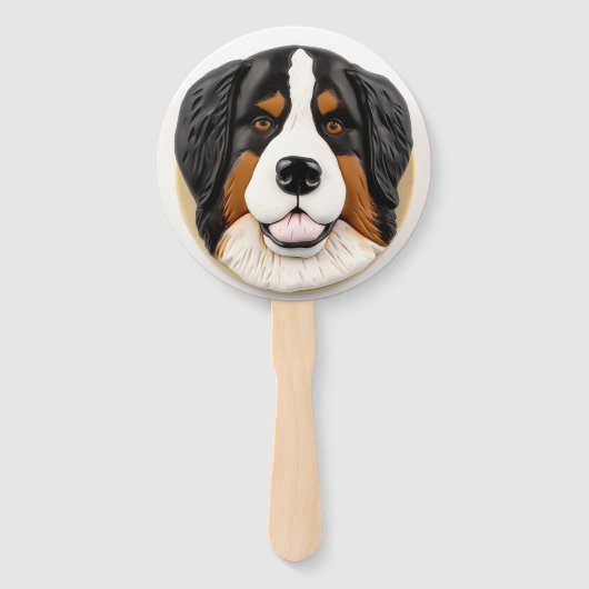 Bernese Mountain Dog 3D Inspiriert Fächer (Vorderseite)