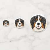 Bernese Mountain Dog 3D Inspiriert Konfetti (Vorderseiten)