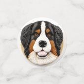 Bernese Mountain Dog 3D Inspiriert Konfetti (Klein Vorderseite)