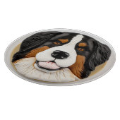 Bernese Mountain Dog 3D Inspiriert Schneidebrett (Ecke)