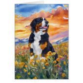 Bernese Mountain Dog - 5" x 7" Art Card (Vorne)