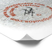 Bernese Mountain Dog 9T066D-221 Poster (Ecke)