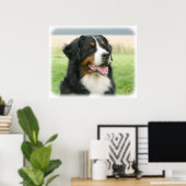 Bernese Mountain Dog 9Y066D-046 Poster (Heimbüro)