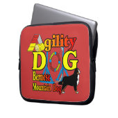 Bernese Mountain Dog Agility Laptopschutzhülle (Vorderseite Links)